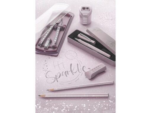 Faber Castell Potlood Faber-Castell Jumbo grip Sparkle rose metallic