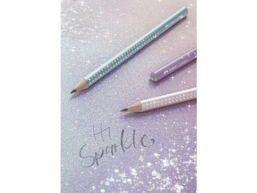 Faber Castell Potlood Faber-Castell Jumbo grip Sparkle ocean metallic