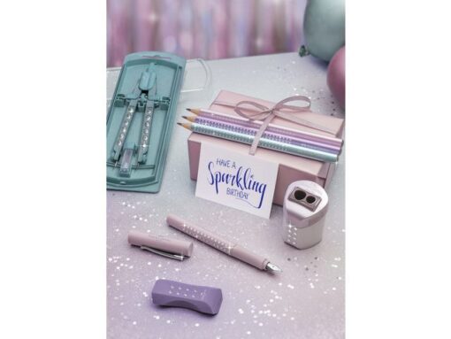 Faber Castell Potlood Faber-Castell Jumbo grip Sparkle ocean metallic