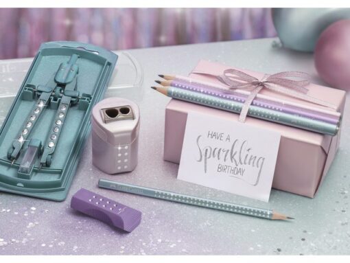Faber Castell Potlood Faber-Castell Jumbo grip Sparkle ocean metallic
