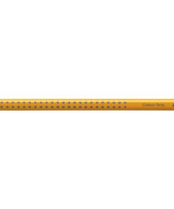 Kleurpotlood in ergonomische driehoekige vorm met gepatenteerde Soft-Grip-zone. Stift bevat zeer lichte pigmenten en is wateroplosbaar. Driehoekige vorm bevordert de driepuntsgreep. Geschikt voor rechts- of linkshandige kinderen. Breukvast vanwege speciale belijming. Met ruimte voor uw naam. Kan uit de meeste stoffen worden gewassen. Eenvoudig te slijpen met een kwaliteit slijper. Kleur 09 donker chroomgeel.