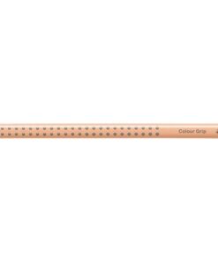 Kleurpotlood in ergonomische driehoekige vorm met gepatenteerde Soft-Grip-zone. Stift bevat zeer lichte pigmenten en is wateroplosbaar. Driehoekige vorm bevordert de driepuntsgreep. Geschikt voor rechts- of linkshandige kinderen. Breukvast vanwege speciale belijming. Met ruimte voor uw naam. Kan uit de meeste stoffen worden gewassen. Eenvoudig te slijpen met een kwaliteit slijper. Kleur 32 perzik.