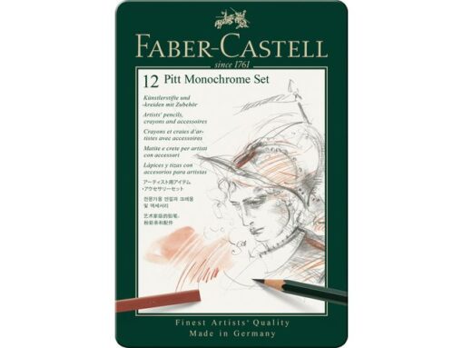 Faber Castell Pitt Monochrome set Faber-Castell 12-delig medium