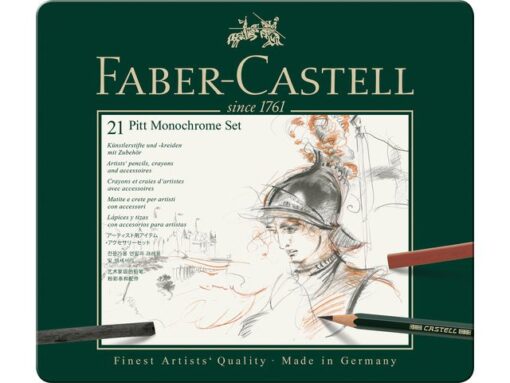 Faber Castell Pitt Monochrome set Faber-Castell 21-delig medium