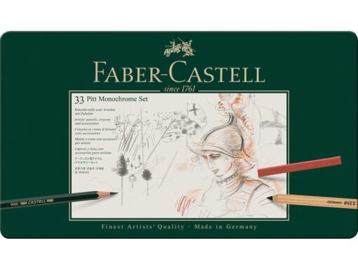 Faber Castell Pitt Monochrome set Faber-Castell 33-delig groot