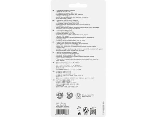 Faber Castell Houtskool Faber-Castell Pitt Monochrome set op blister