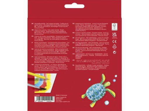 Faber Castell Aquarelpotlood Faber-Castell etui a 24 stuks + penseel