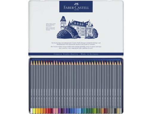 Faber Castell Aquarelkleurpotlood Faber-Castell Goldfaber etui 36 stuks