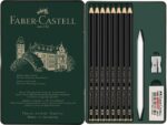Faber Castell Grafietpotlood Faber-Castell Pitt Mat Etui set 11 stuks