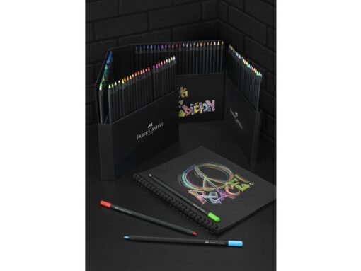 Faber Castell Kleurpotlood Faber-Castell Black Edition 100 stuks in       karton etui