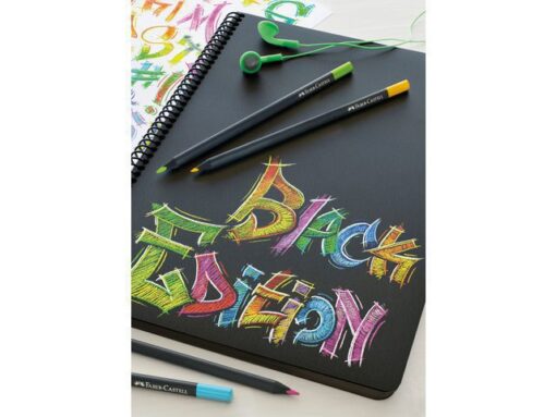 Faber Castell Kleurpotloden Faber-Castell Black Edition in kartonnen etui á 12 stuks
