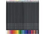 Faber Castell Kleurpotloden Faber-Castell Black Edition in kartonnen etui á 24 stuks