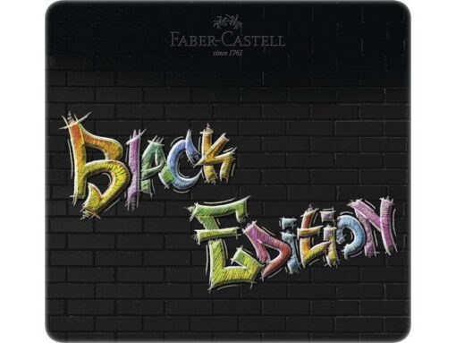 Faber Castell Kleurpotlood Faber-Castell Black Edition 24 stuks in        bliketui
