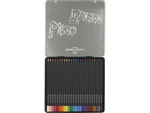 Faber Castell Kleurpotlood Faber-Castell Black Edition 24 stuks in        bliketui
