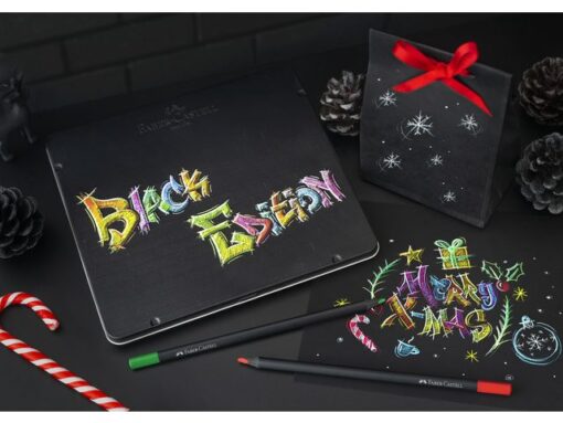 Faber Castell Kleurpotlood Faber-Castell Black Edition 24 stuks in        bliketui