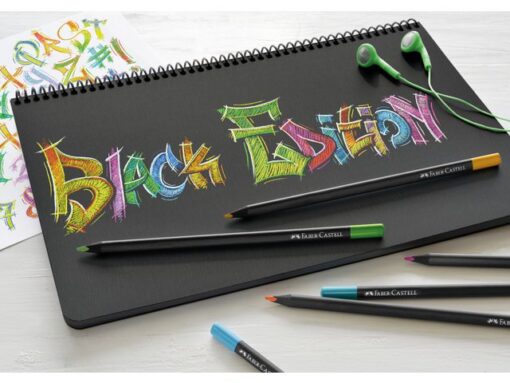 Faber Castell Kleurpotloden Faber-Castell Black Edition in kartonnen etui á 36 stuks