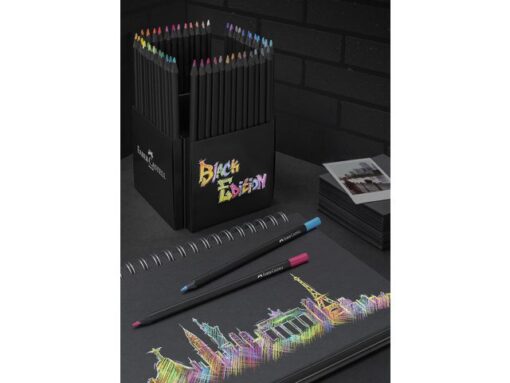Faber Castell Kleurpotlood Faber-Castell Black Edition 50stuks in karton  etui