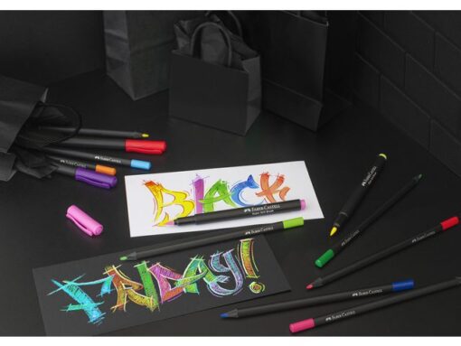 Faber Castell Brushpen Faber-Castell Black Edition 20 stuks in karton etui