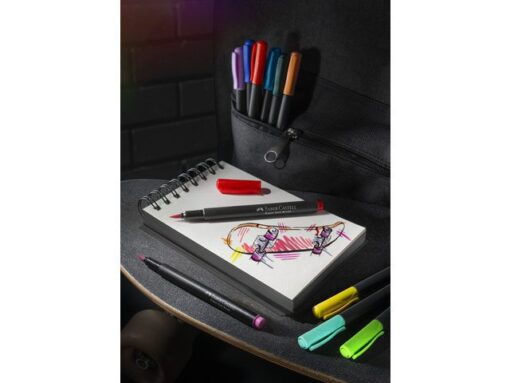 Faber Castell Brushpen Faber-Castell Black Edition 20 stuks in karton etui