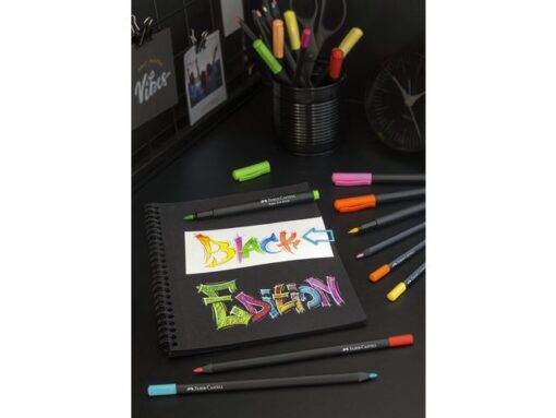 Faber Castell Brushpen Faber-Castell Black Edition 20 stuks in karton etui