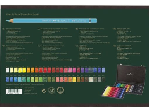 Faber Castell Aquarelpotlood Faber-Castell Albrecht Dürer houten kist a   48 stuks