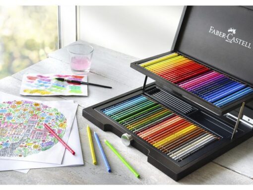 Faber Castell Aquarelpotlood Faber-Castell Albrecht Dürer houten koffer   72 stuks