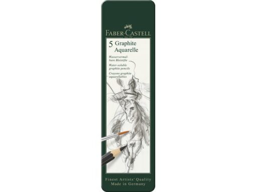Faber Castell Aquarelpotlood Faber-Castell Graphite etui a 5 stuks