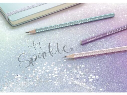 Faber Castell Potlood Faber-Castell Grip sparkle 9 kokers elk 48 potloden