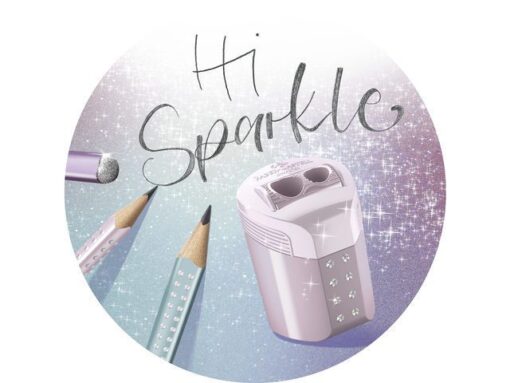Faber Castell Potlood Faber-Castell Grip sparkle rose metallic
