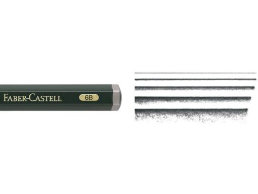 Faber Castell Potlood Faber-Castell 9000 Jumbo 6B