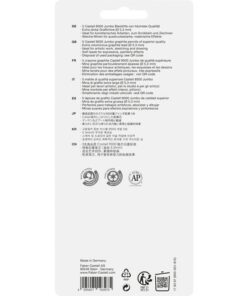 3mm stift. Breukvast door speciale verlijming. De lak is op waterbasis en daardoor milieuvriendelijk. Ideaal voor porfessionele gebruikers om mee te tekenen en schetsen. Set met 5 hardheden: HB - 2B - 4B - 6B - 8B.