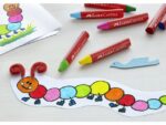 Faber Castell Waskrijt Faber-Castell driehoek etui à 12 stuks.