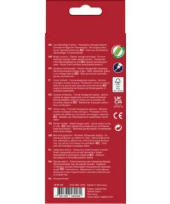 heldere kleuren en speciale verlijming om breken van de stift te voorkomen. Op water basis eco paint. Kartonetui à 12 st.