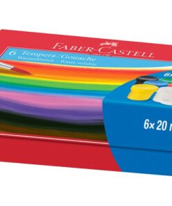 in water oplosbare tempera-kleuren voor kinderdagverblijven
