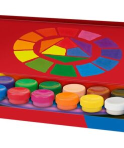 in water oplosbare tempera-kleuren voor kinderdagverblijven