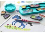 Faber Castell Waterverfdoos Faber-Castell 12 kleuren +1 tube wit Connector turquoise