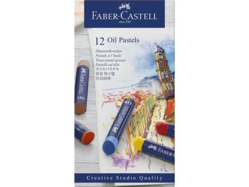 Faber Castell Oliepastels Faber-Castell Creative Studio etui a 12 stuks