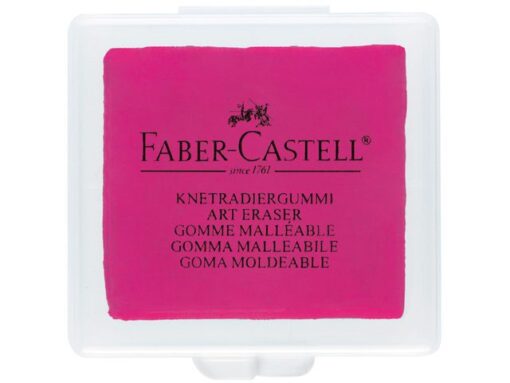 Faber Castell Kneedgum Faber-Castell in 3 kleuren assorti display 18 stuks