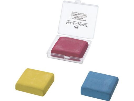 Faber Castell Kneedgum Faber-Castell 3 kleuren display 18 stuks