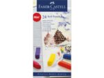Faber Castell Pastelkrijt Faber-Castell halve lengte etui à 24 stuks