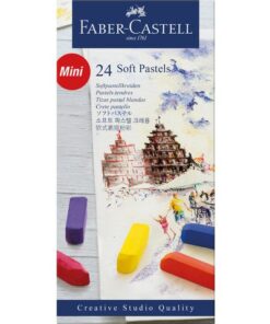 aangevuld door zachte tussentinten vormen een ideaal spectrum voor elke gewenste kleurstemming. Door de vierkante vorm is het mogelijk om fijne lijnen te maken of grote vlakken te vullen. Mini etui à 24 st.