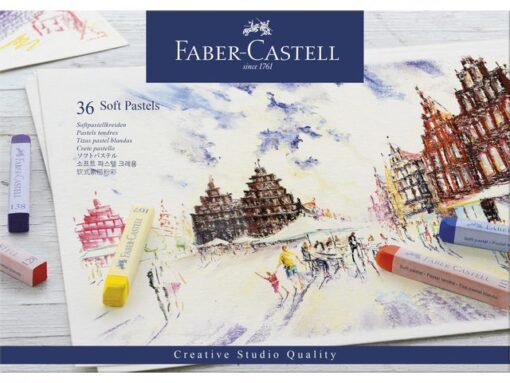 Faber Castell Pastelkrijt Faber-Castell Creative Studio Softpastel 36     delig etui