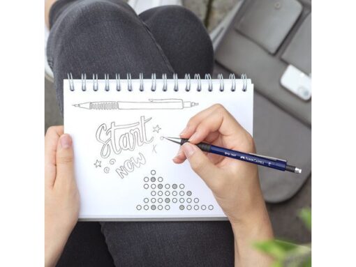 Faber Castell Vulpotlood Faber-Castell Grip 1347 0,7mm donker blauw