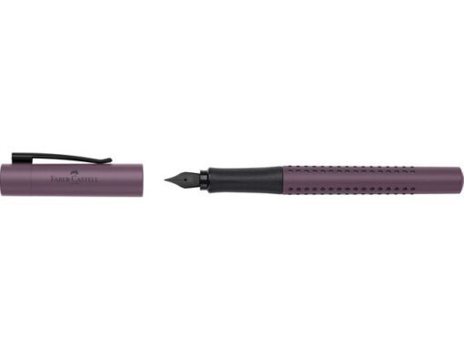 Faber Castell Vulpen Faber-Castell Grip disp.15st. F/M                    berry/mistletoe/black