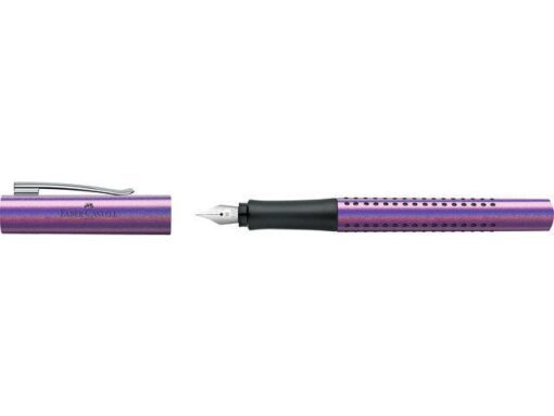 Faber Castell Vulpen Faber-Castell Grip Glam M paars