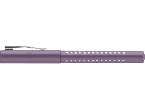Faber Castell Vulpen Faber-Castell Grip sparkle M violet