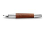 Vulpen Faber Castell E-motion chroom/ bruin perenhout M