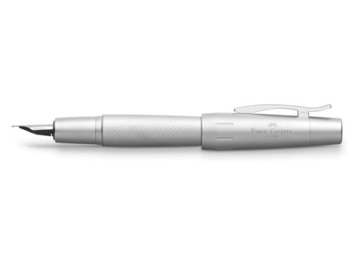 Faber Castell Vulpen Faber-Castell E-motion Pure silver EF