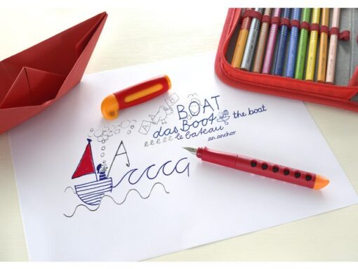 Faber Castell schoolvulpen Scribolino RH rood