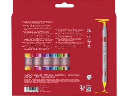 Faber Castell Viltstift Faber-Castell Duo 40 stuks